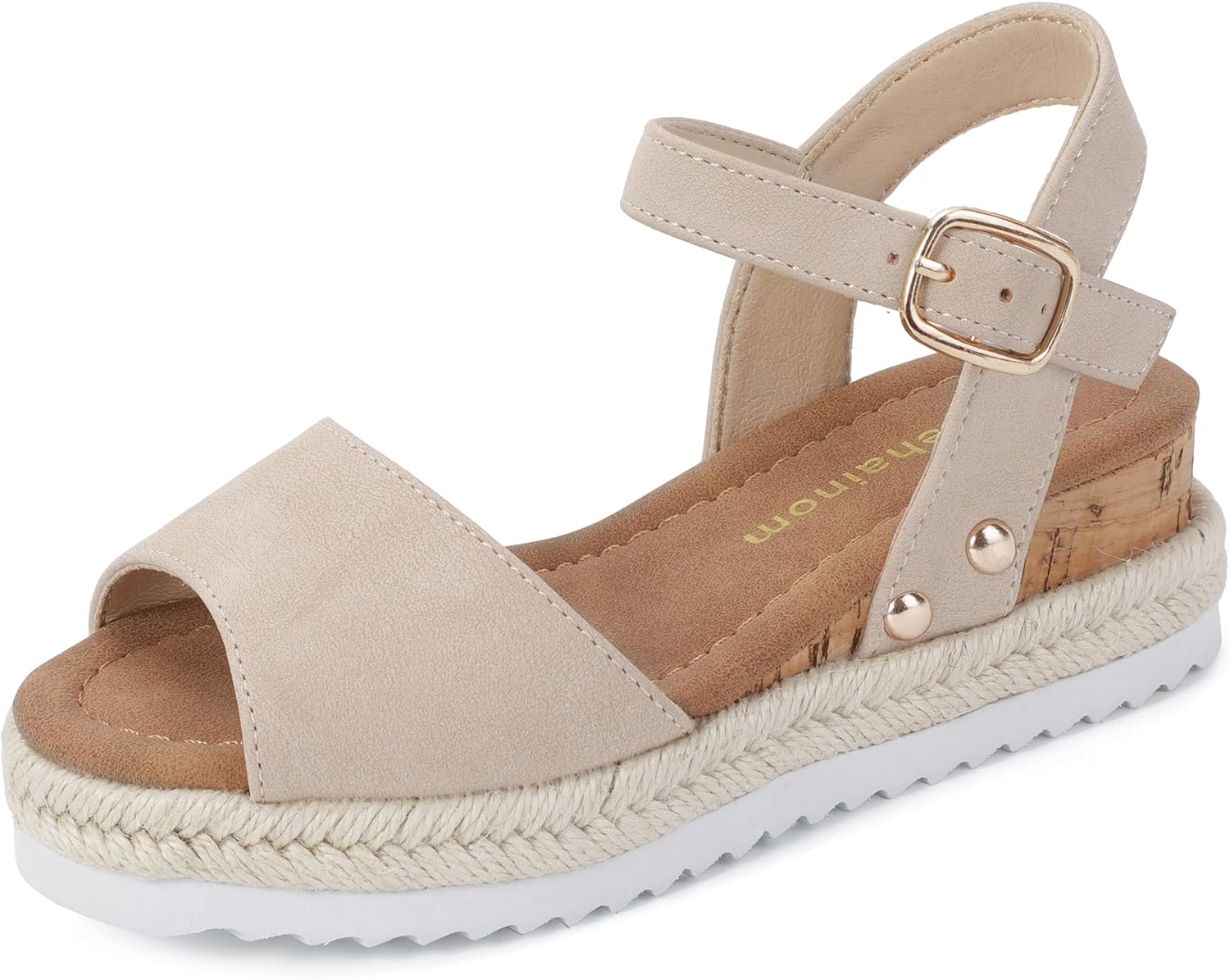 Hehainom Girls Wedge Sandals - Comfortable Platform Design