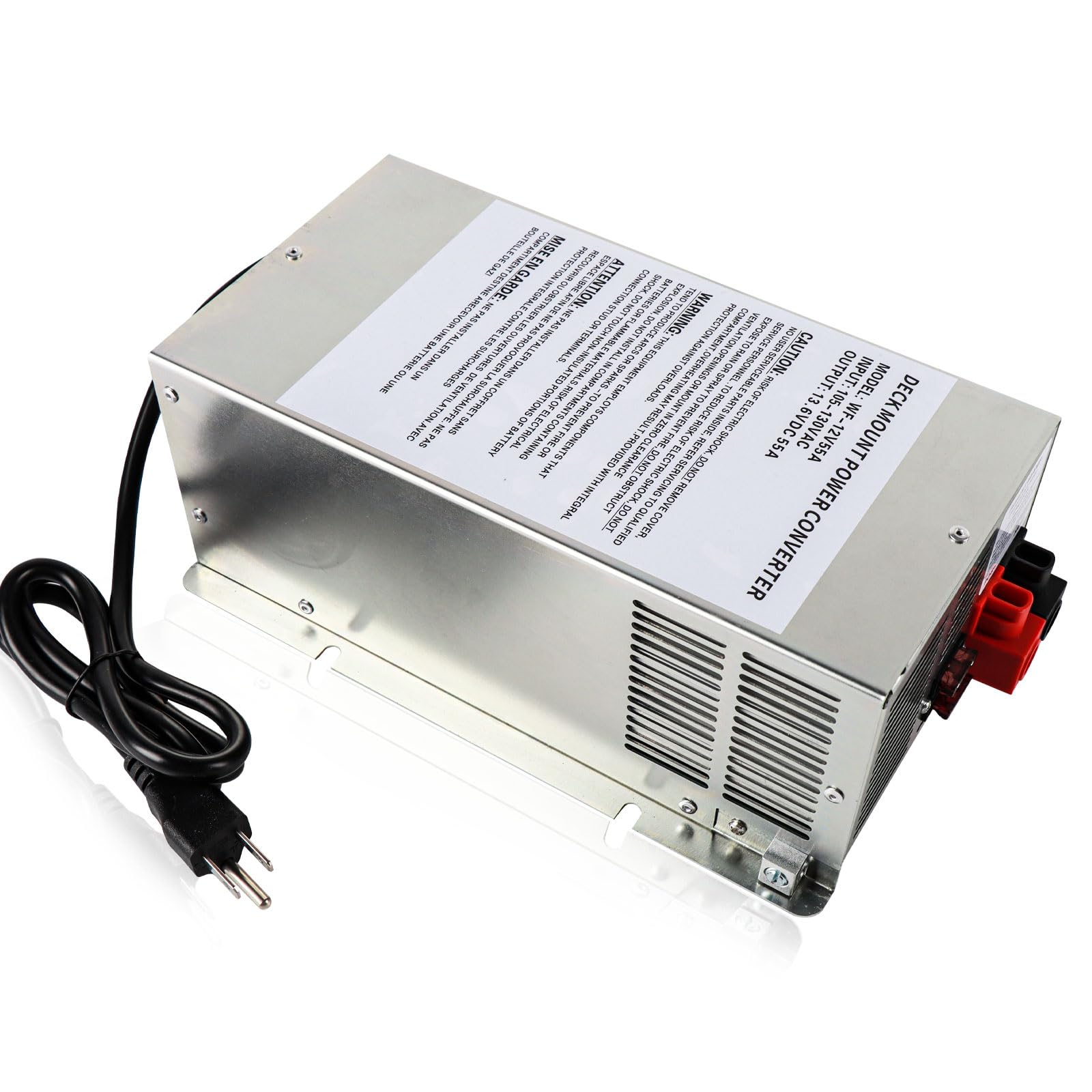 Hoiedt WF-9855 RV Power Converter Deck Mount Charger 55 amp Camper Inverter Compatible with WF-9855-AD,WF-9855-AD-CB&Other WF-9800 Series
