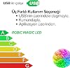 Amber LED Pixel Rgb Magic Fairy light - 5v Usb Input, Bluetooth Applied, Remote Control, Music Sensitive, Waterproof, For Party, New Year, Birthday, Entertainment (10 Meters) [Energy Class A]