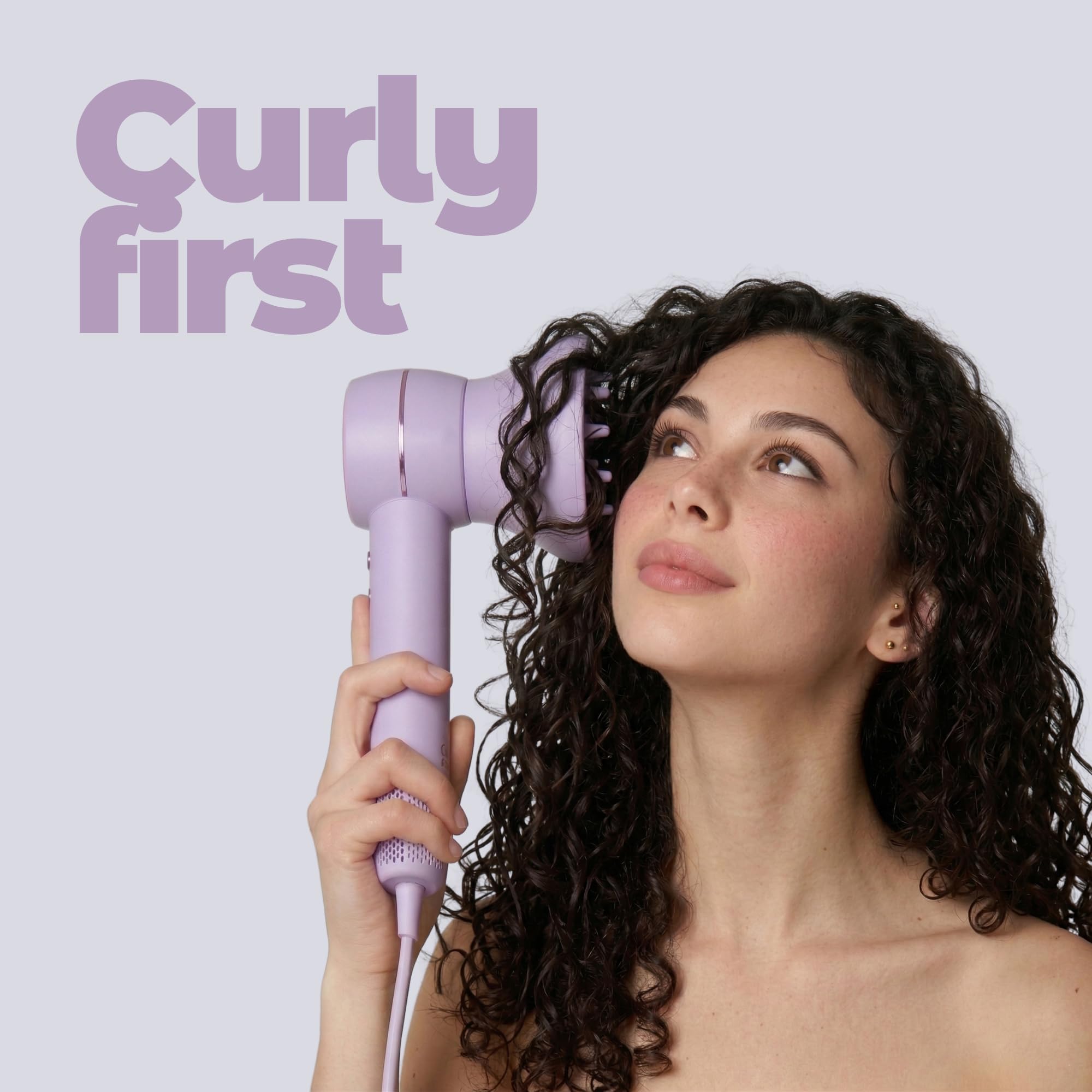 Silky Curl Asciugacapelli Ionico con Diffusore Micro Vortice Controllato, Phon per Ricci Perfetti, Riduzione del Crespo, Massima Idratazione, 3 Velocità e 4 Temperature