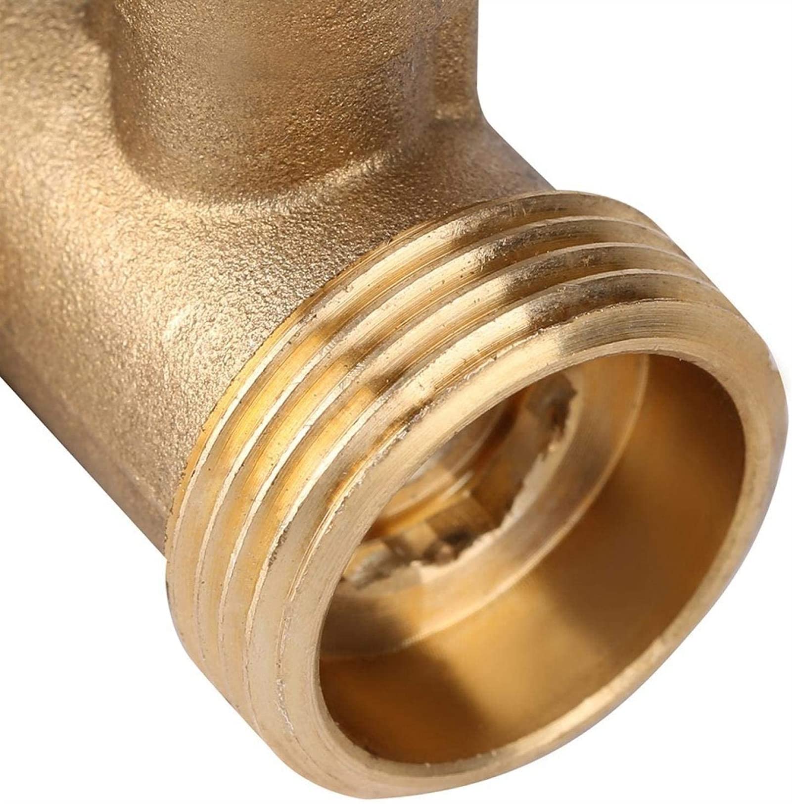 3/4 Zoll 2 Way Splitter Messing Wasser Schlauch Tap Schnellanschluss, Y Ventilschlauch Splitter Garten Tap Connector Mantel Messingschlauch Armaturen