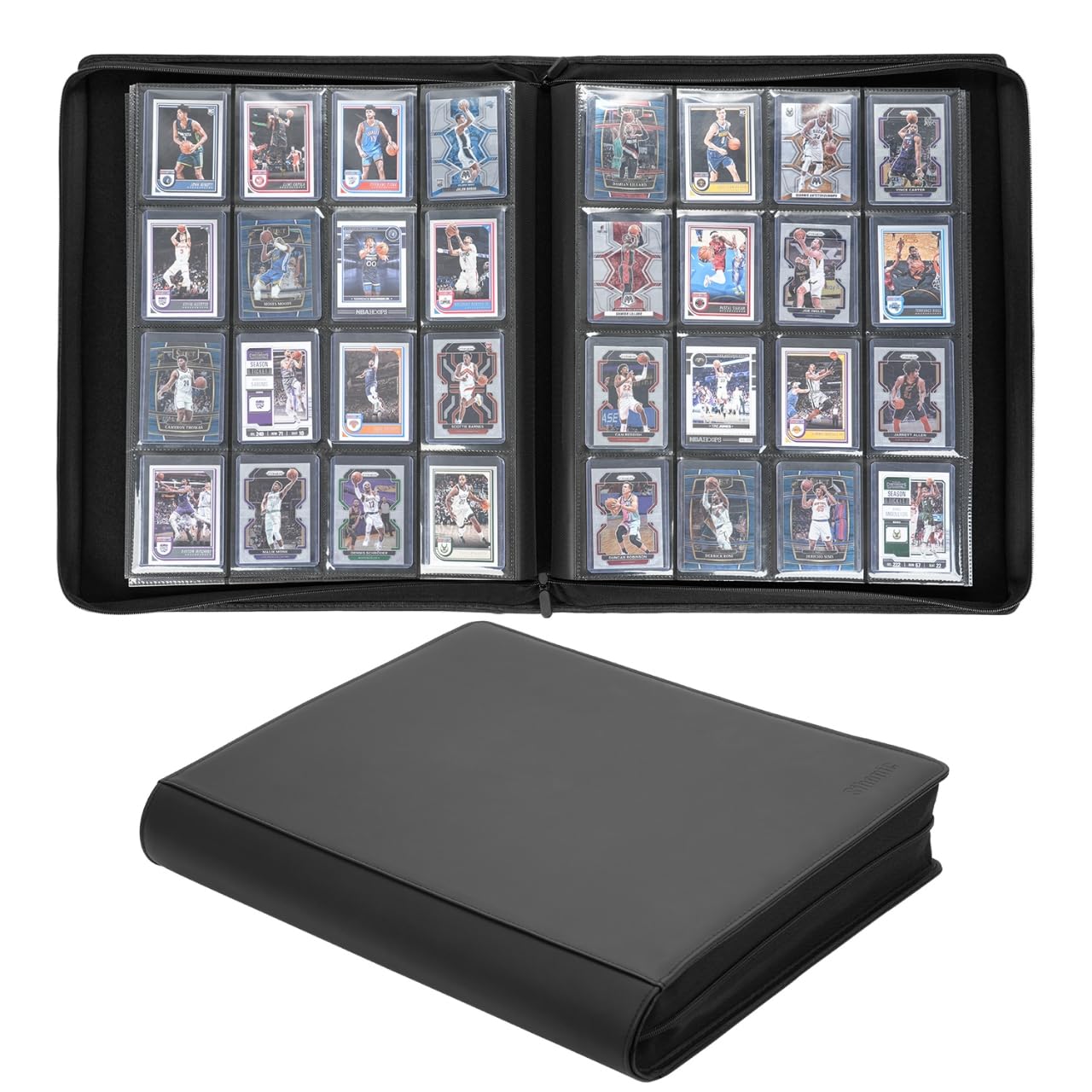 16 pocket card binder for toploaders Rayvol 16-Pocket Top Loader Binder, Holds 512 Top Loaders cards from board games GrinOwl 16 Pocket Top loader