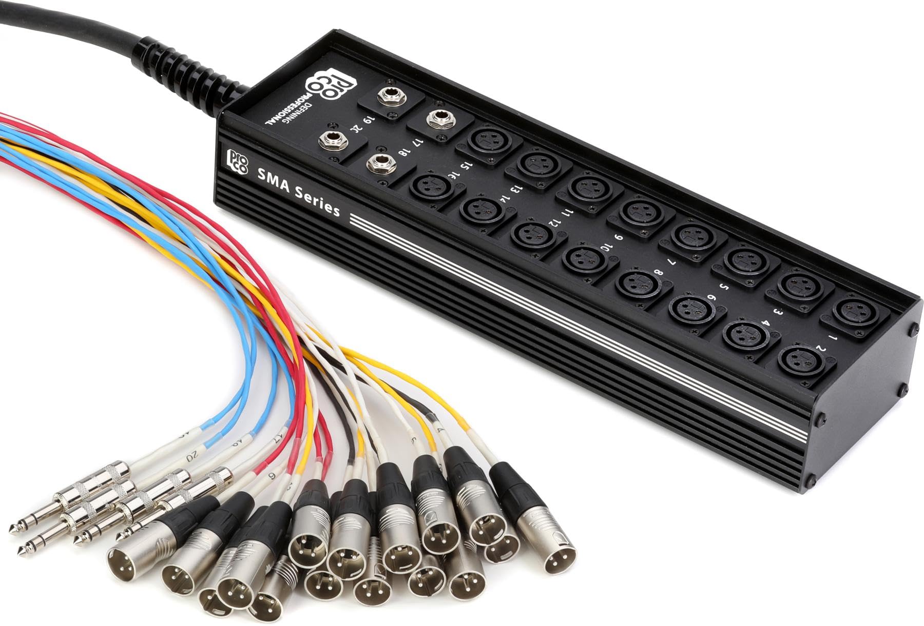 Amazon.com: Pro Co SMA1604FBQ-50 StageMaster 16x4 Stage Snake with