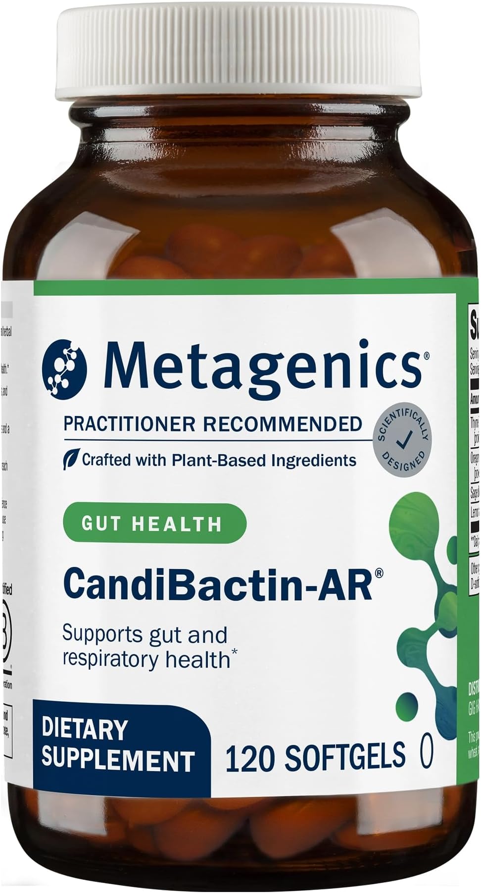 Metagenics CandiBactin-AR Essential Oils, Oregano & Thyme, 120 Softgels