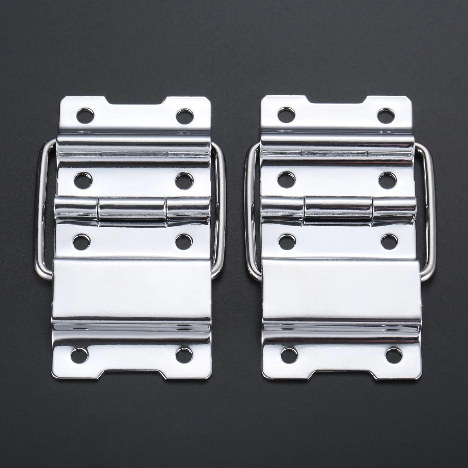 Charnière pour boîte à outils et casier lot de 2 ferrures décoratives 71 mm