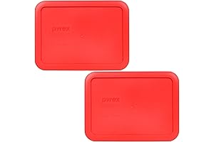 Perfect Fit: Pyrex 7210-PC 3-Cup Red Plastic Food Storage Replacement Lid