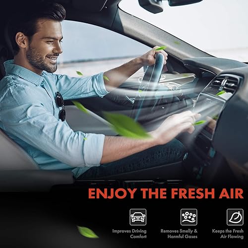 Miniatura 4 de A-Premium Filtro de aire de cabina compatible con Mercedes-Benz C220 1994-1996, C230 1997-2000, C280 1994-2000, C36 AMG, C43 AMG, SLK230, SLK32 AMG,