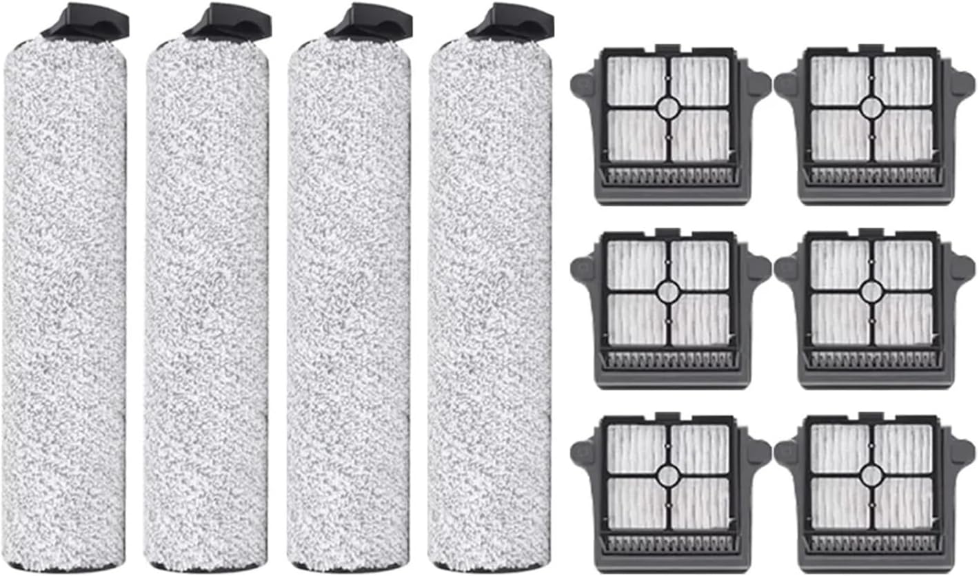 Replacements Roller Brush Filter, Compatible For Tineco Ifloor 5 Steam Wet Dry Vacuum Cleaner Accessories Spare Parts(4R6F)
