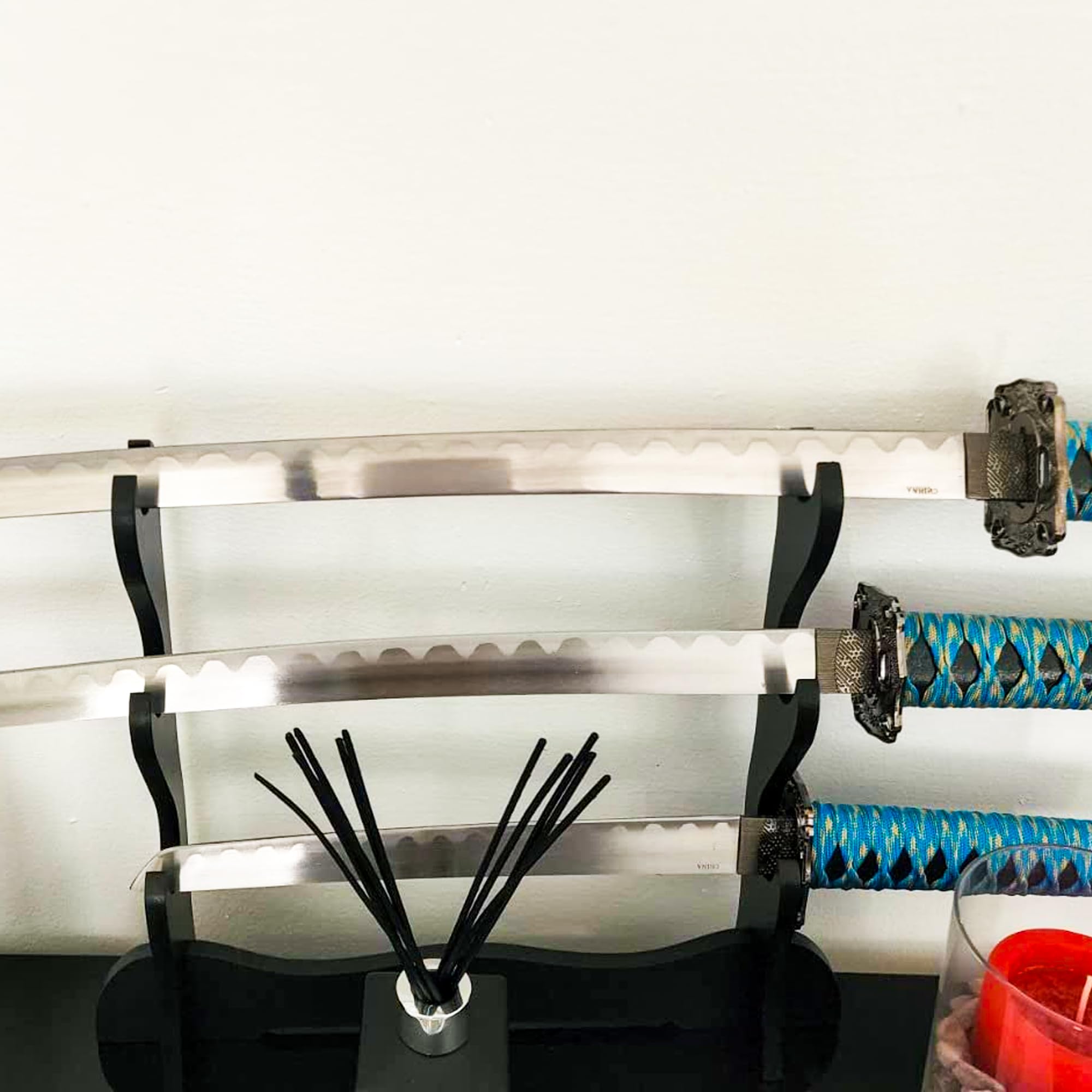 Amazon.com : SZCO Supplies Japanese Samurai Katana Set with Stand
