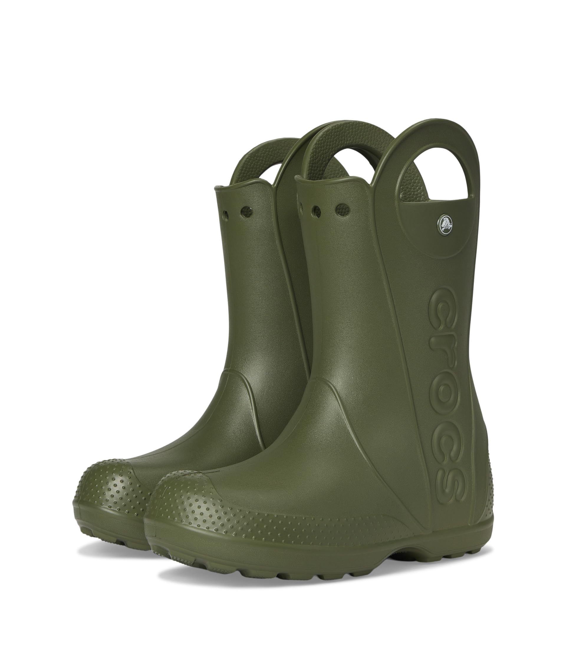 Crocs Handle It Rain Boot K, Stivali Unisex - Bambini e Ragazzi, Army Green, 38/39 EU