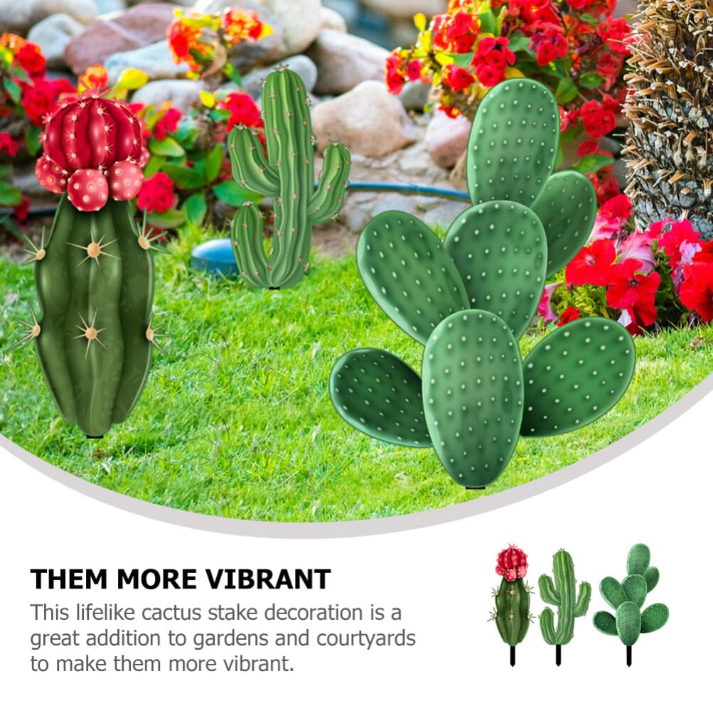 Amazon.co.jp: HOMSFOU 3個7サボテン7庭7ステークス7アクリル7サボテン