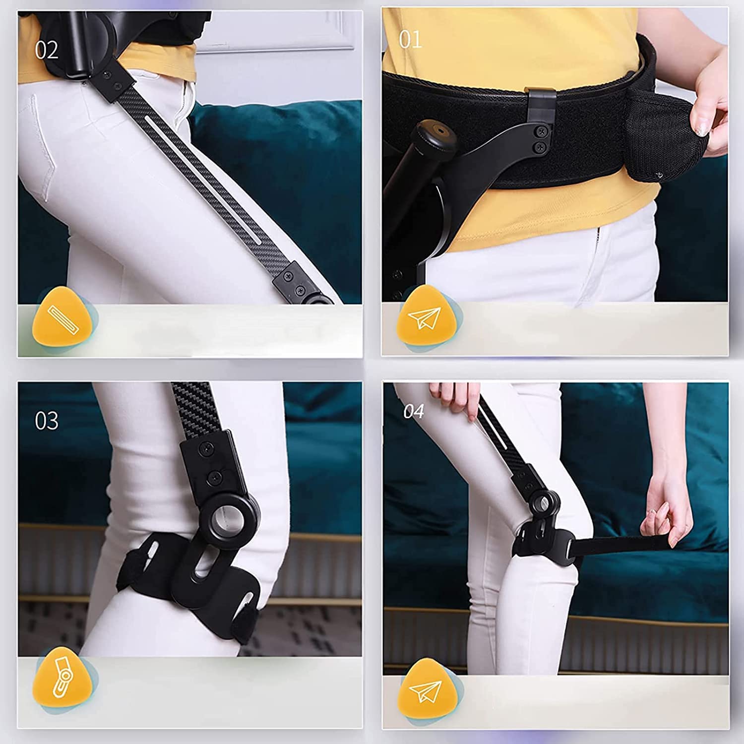 Chodziki dla seniorów Wspomaganie kończyn dolnych Bionic Body Power Pomoce do chodzenia Szkolenie Podnoszenie nóg Regulowana mobilność Pomoc do chodzenia dla dorosłych Osoby w podeszłym wieku Star of