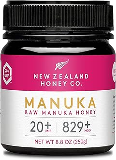 Raw Manuka Honey UMF 20+ / MGO 829+ | UMF Certified Raw Medical Grade Honey | 8.8oz