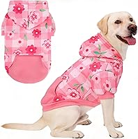 Vista 31 de KOOLTAIL Sudadera básica con capucha para perro, suave y cálido, con agujero para la correa y bolsillo, abrigo de invierno para mascotas, ropa