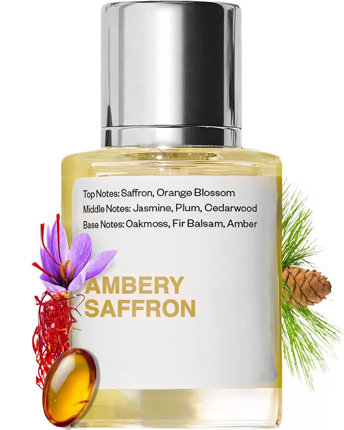 BASGAX AMBERY SAFFRON Inspired by Rouge540 Vegan