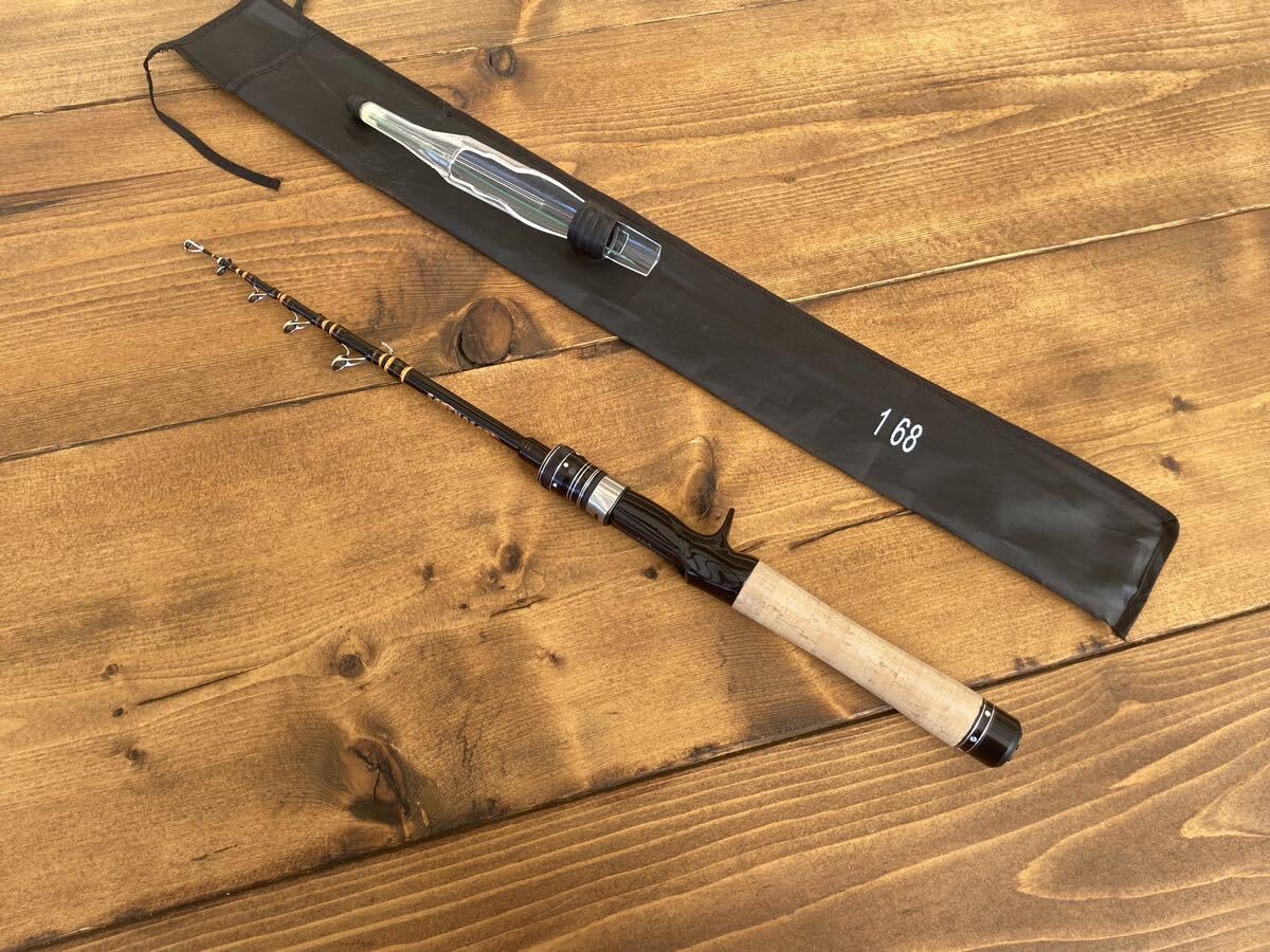 ベイトテレスコロッド　釣り竿セット　5ft ベイトロッド　トラウトロッド　渓流釣 ベイトテレスコロッド 釣り竿セット 5ft ベイトロッド トラウトロッド