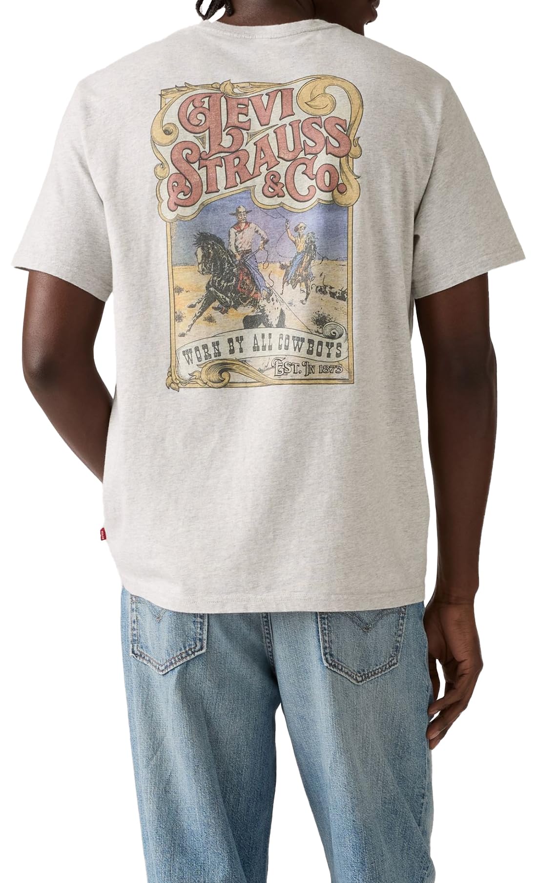 Ss Relaxed Fit Tee Worn by Cowboys Light, Tbd122, S