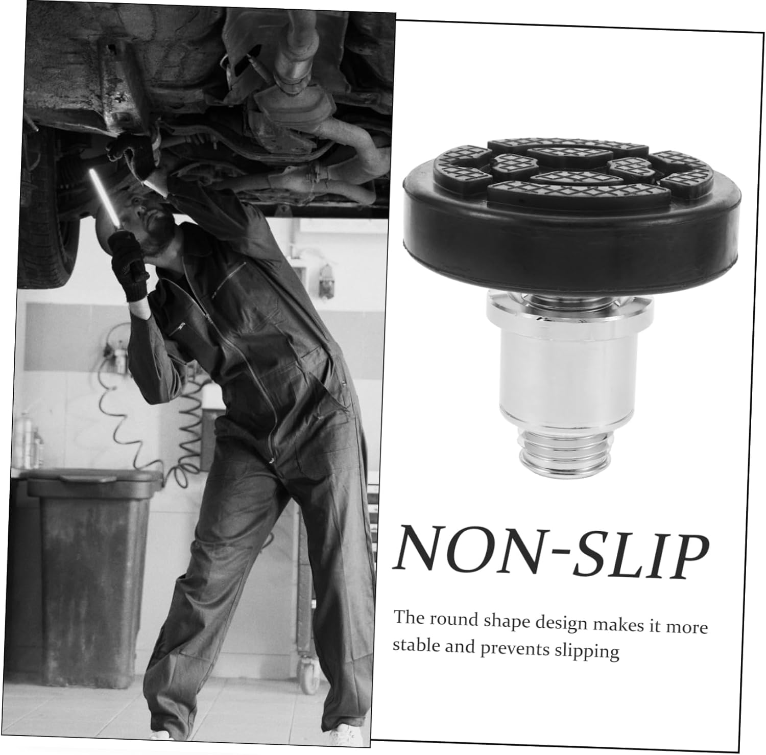 Alipis Auto Lift Pads Rubber Jack Lift Adapter for Car and Truck Hoists Height Strong Stability Versatile Use for Auto Maintenance and DIY Projects