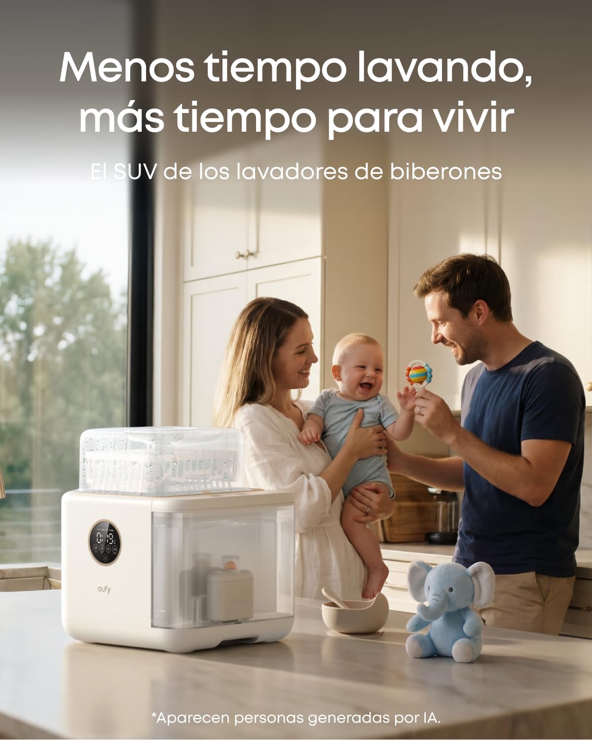 eufy S1 Pro Lavabiberones, esterilizador y secador, descalcificador de agua