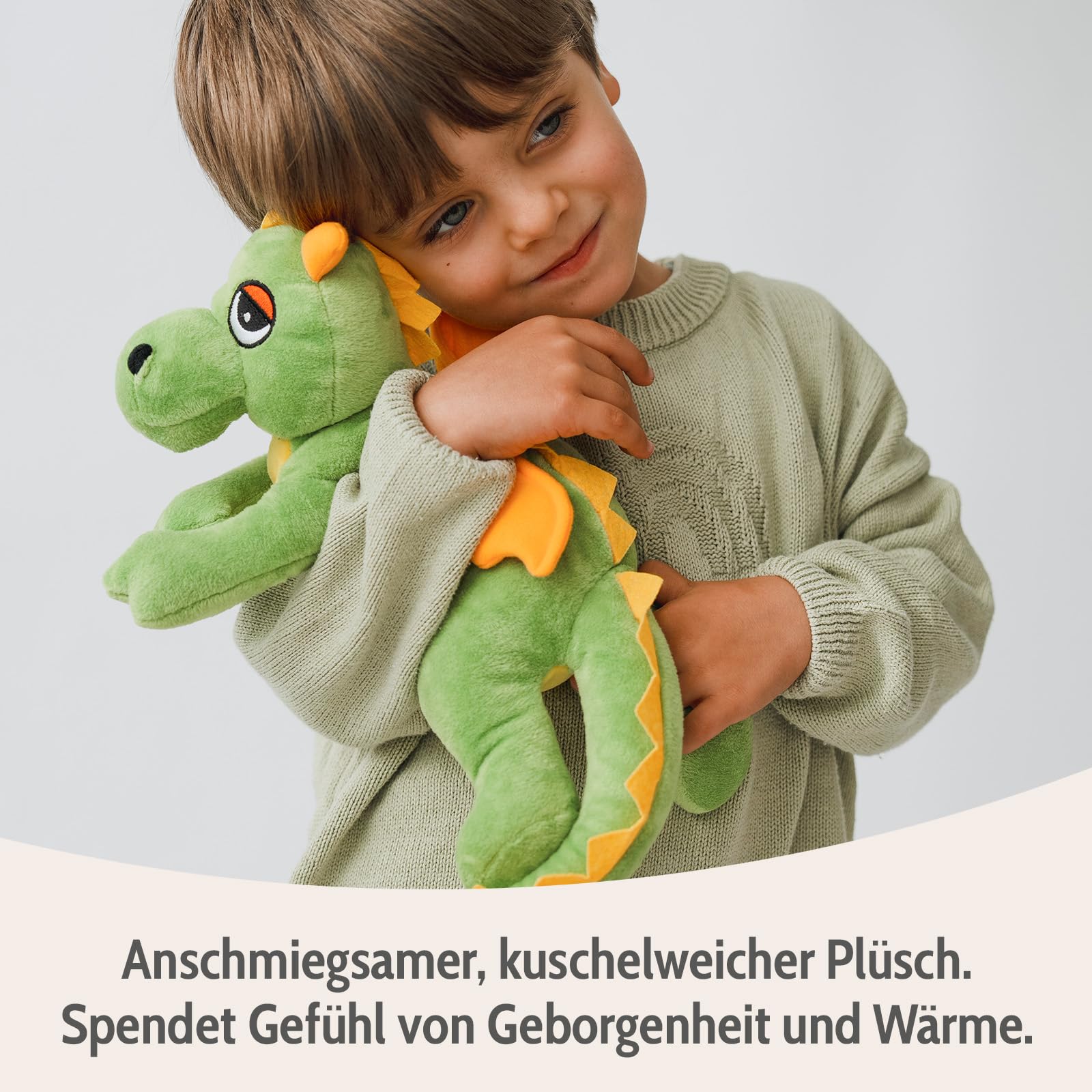 Habibi Plush Calor Dragón Verde