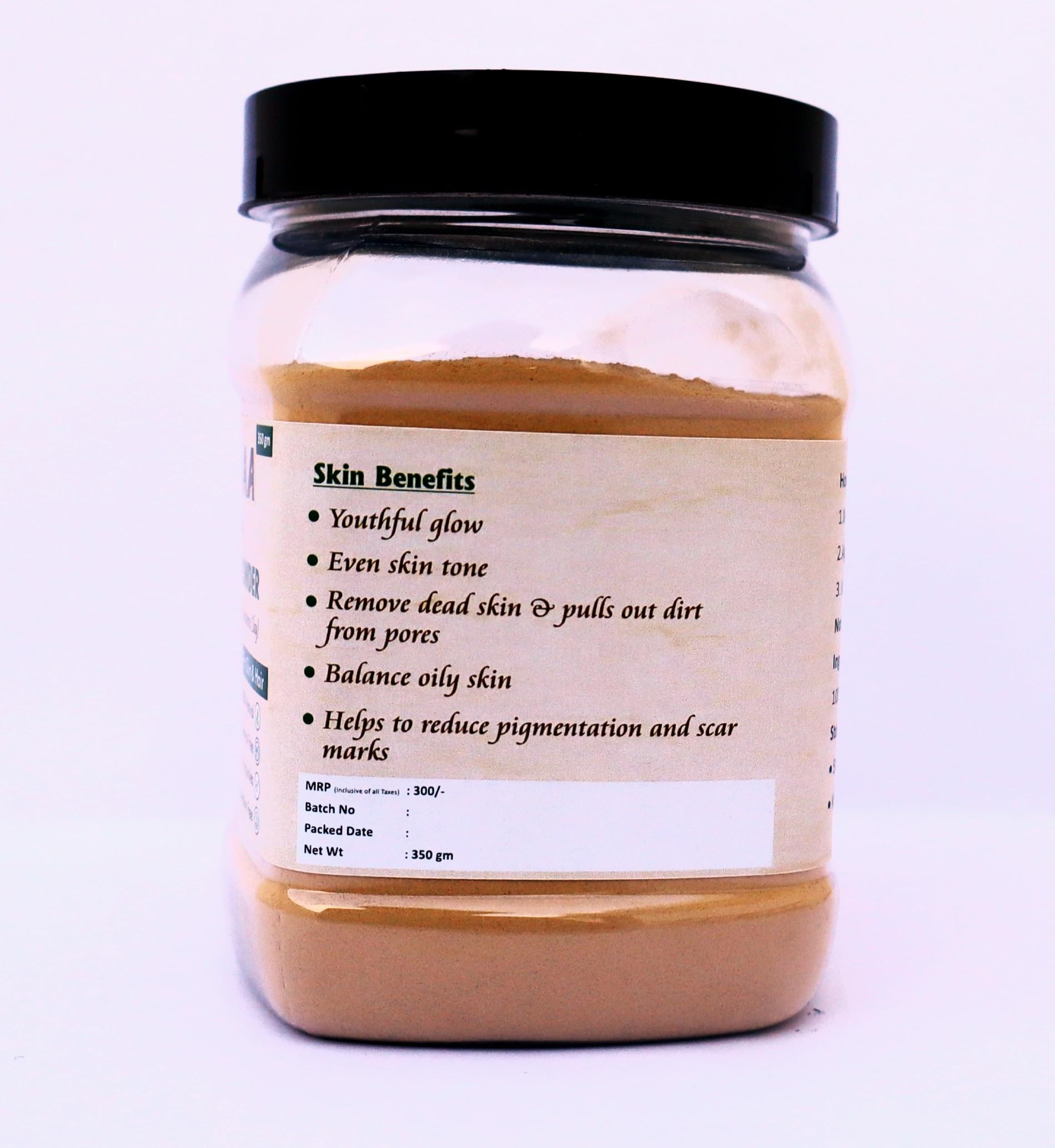 Multani mutti - ANAKAA Organic Multani Mitti Powder, 350g, Natural Fuller's Earth Clay for Skin and Hair 4