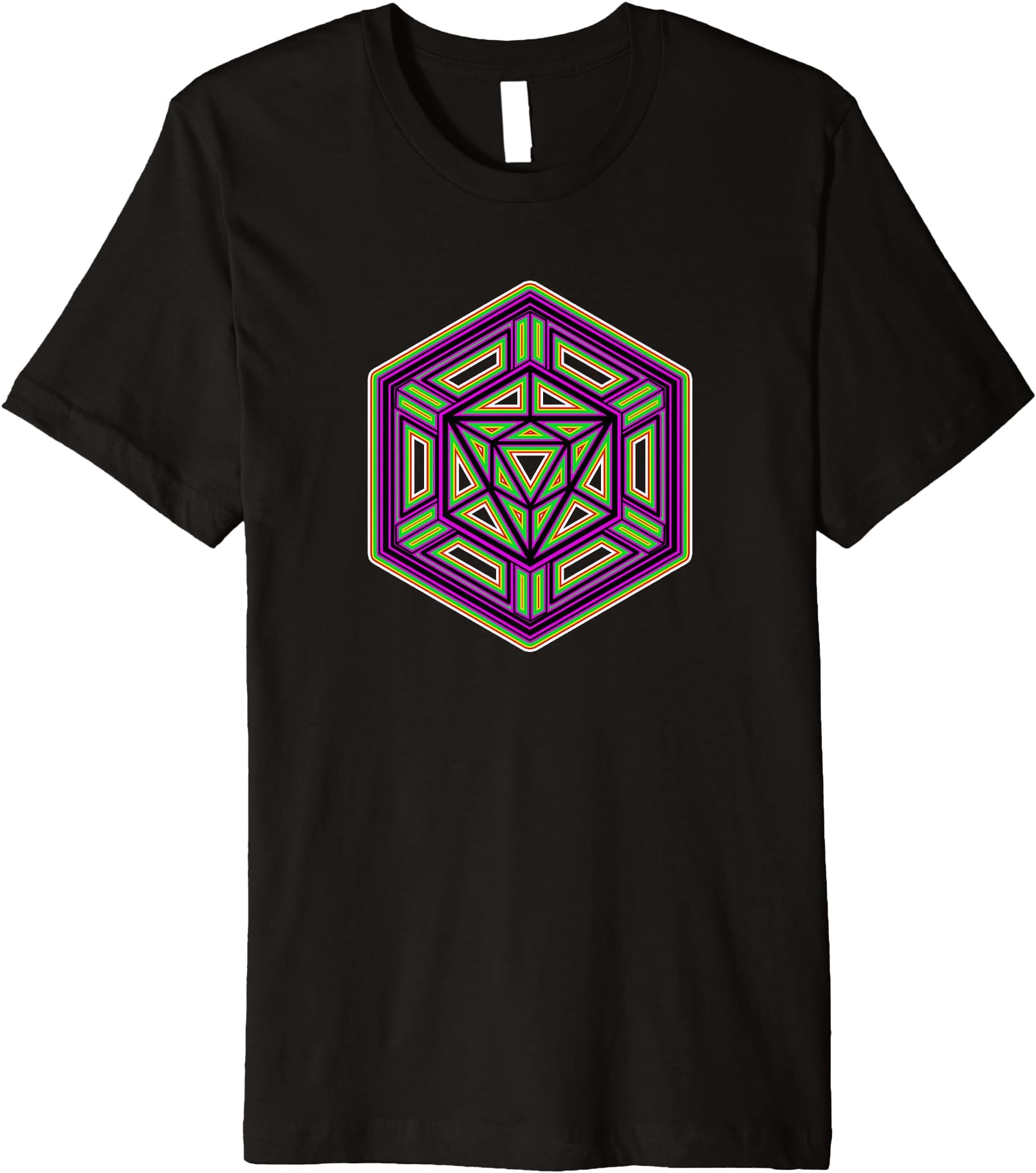 Rave Party Goa Psy Trance Festival Clothing Yoga Meditation Premium T-Shirt