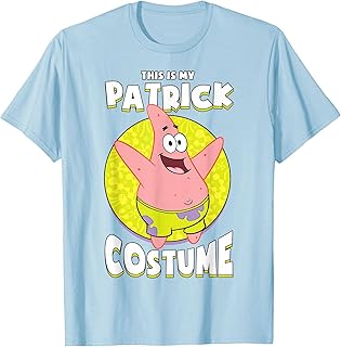 SpongeBob SquarePants Halloween This Is My Patrick Costume T-Shirt