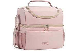 TOURIT Lonchera para Mujer Doble Compartimento