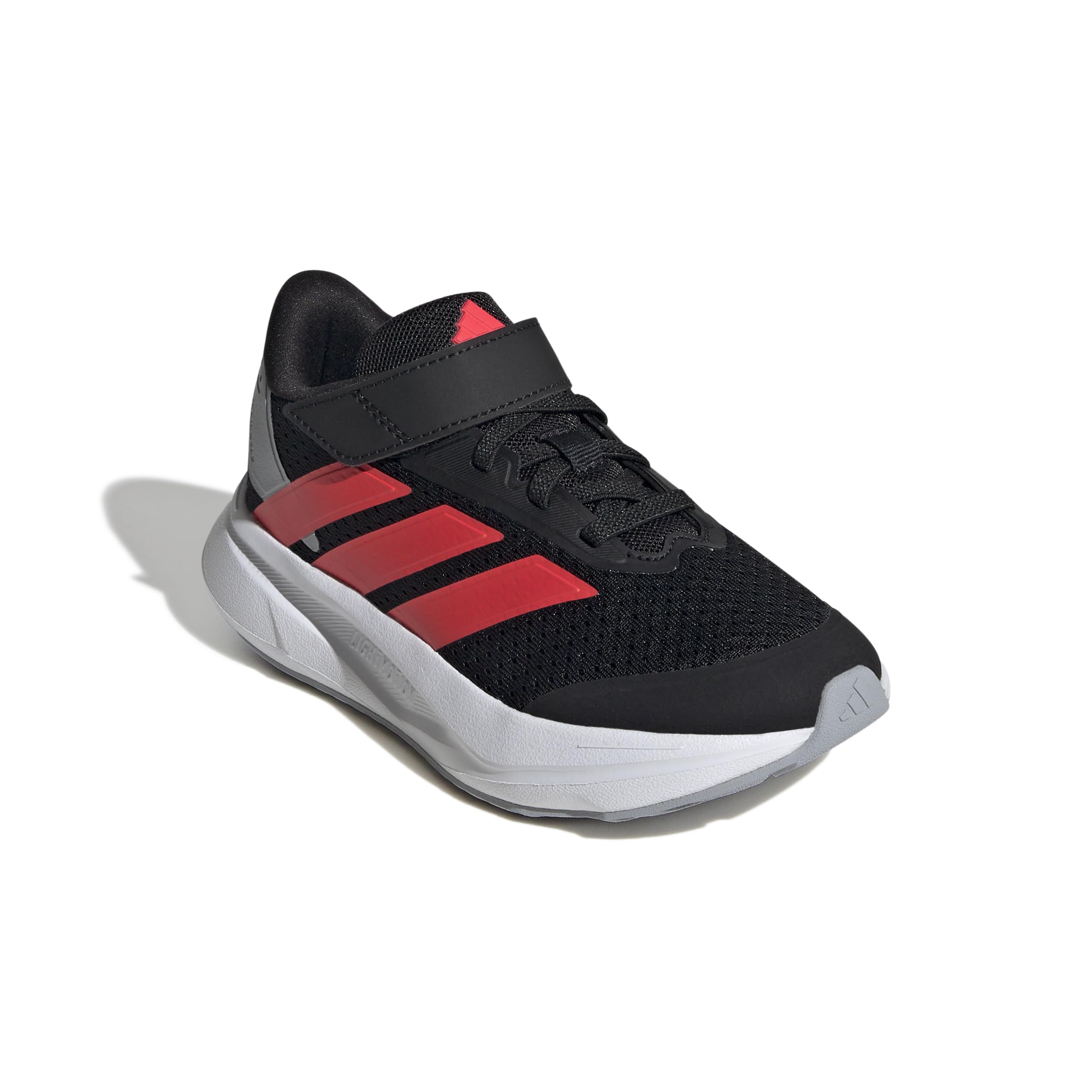 adidas Uniseks - dzieci DURAMO SL2 HOOK AND LOOP SHOES KIDS, core black/lucid red/halo silver, 30 EU