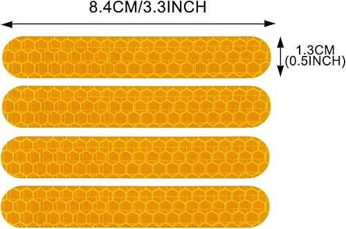 Miniatura 2 de TOMALL Adhesivos reflectantes de noche autoadhesivos, tira de advertencia impermeable compatible con Ninebot Max G30, accesorios de decoración de