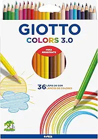 GIOTTO Colors 3.0, Lapis de Cor Estojo 36 Cores