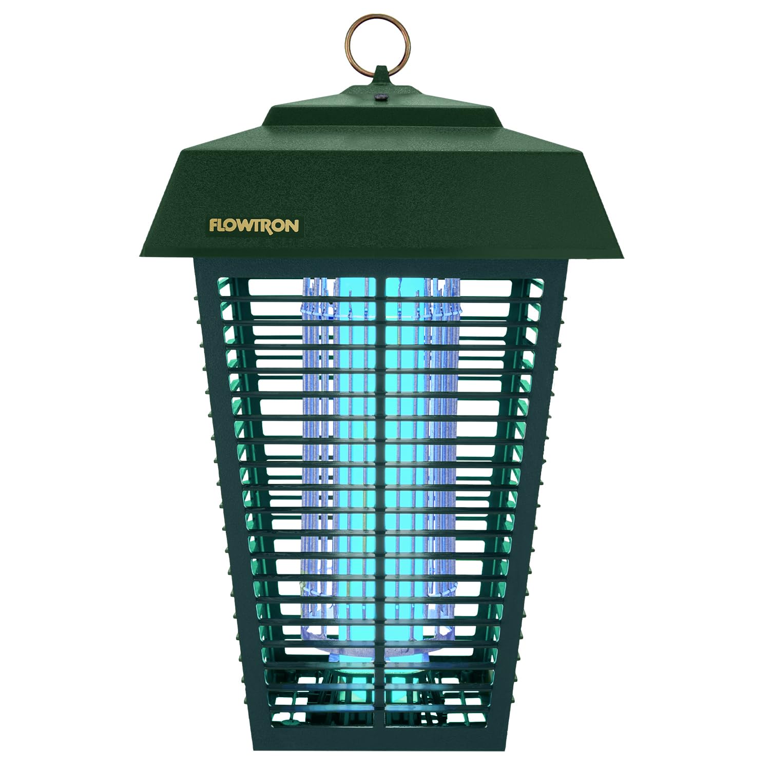 Flowtron Bug Zapper, 1.5 Acre Outdoor, Two 40W UV Bulb, 5600V Zap, Green