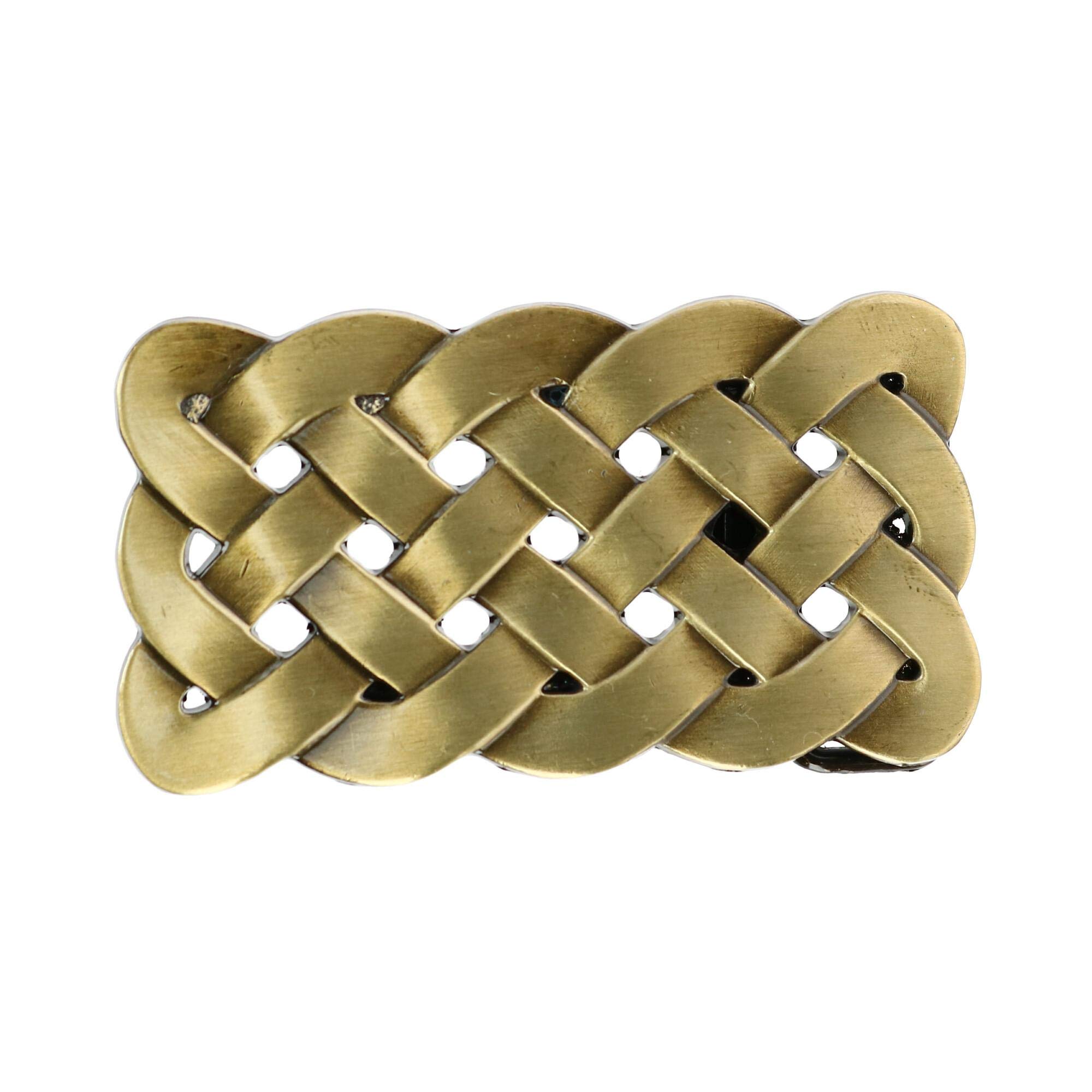 CTM Celtic Knot Belt Buckle, Bronze