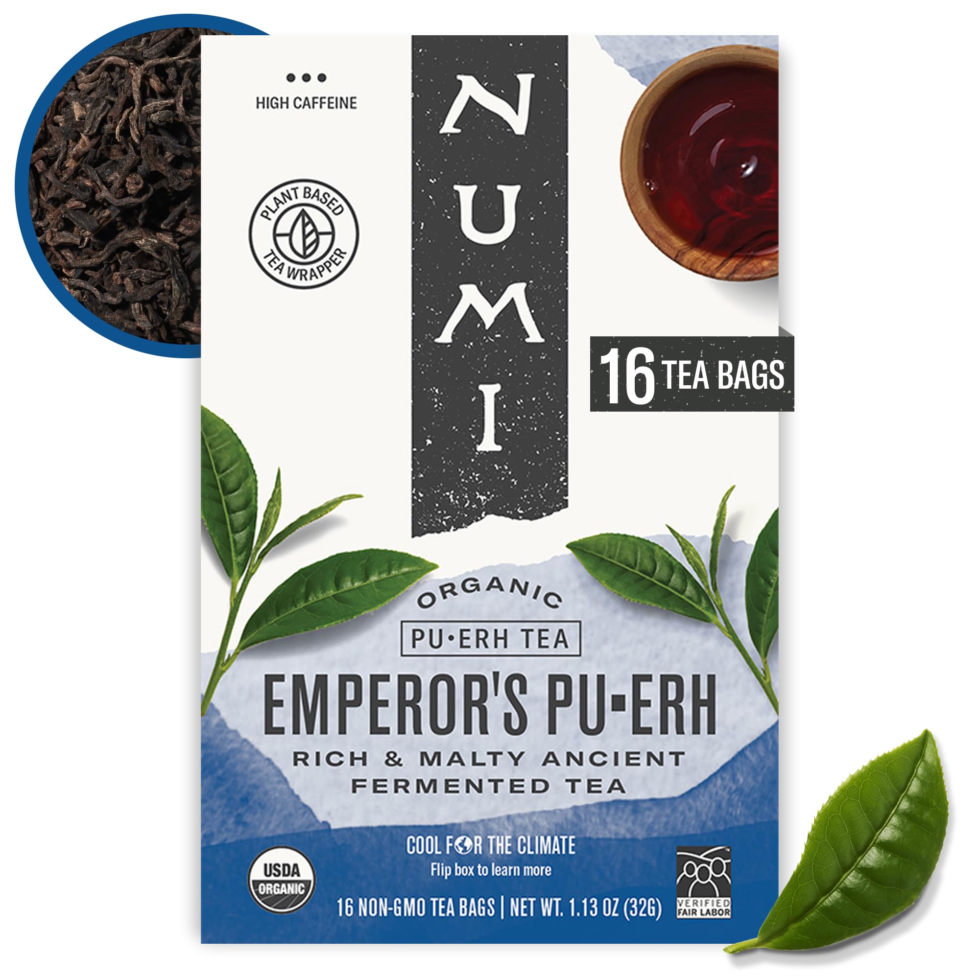 Numi Organic Tea Emperor's Pu-erh (16 Count Box)