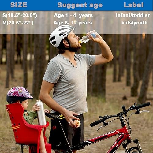 Miniatura 4 de Casco de bicicleta para niños y niñas con 2 años de edad Muti-Sport ajustable de niños pequeños a jóvenes con certificado CPSC