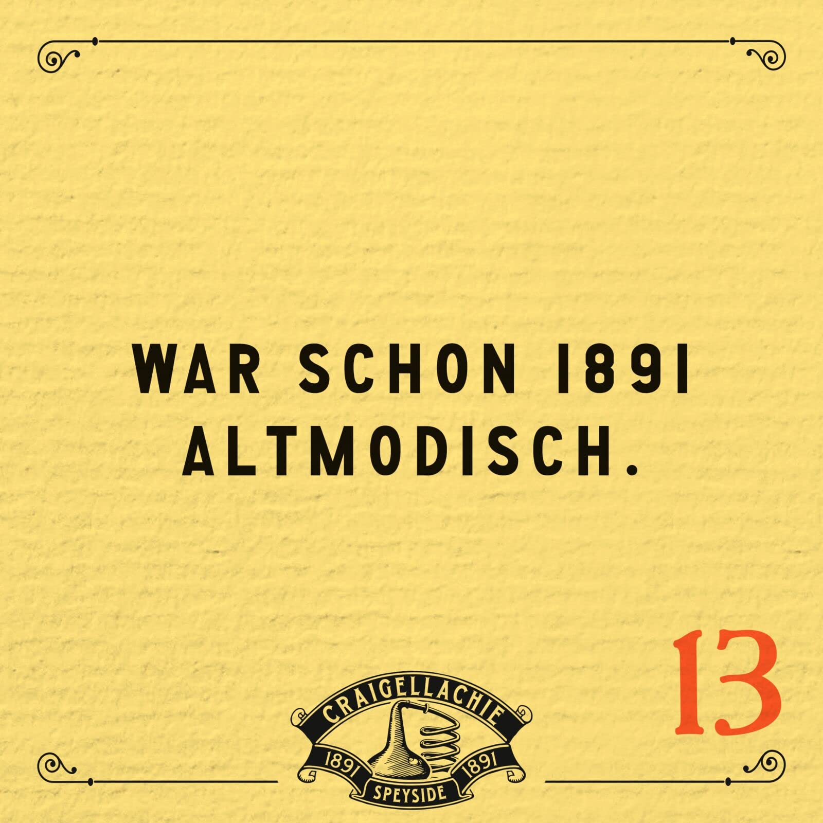 Craigellachie 13 Jahre alter Speyside Scotch Single Malt Whisky, 46% Vol., 700 ml, in edler Geschenkbox, in Sherry- & Bourbonfässern veredelt, ideal als Whisky-Geschenkset, 70 cl