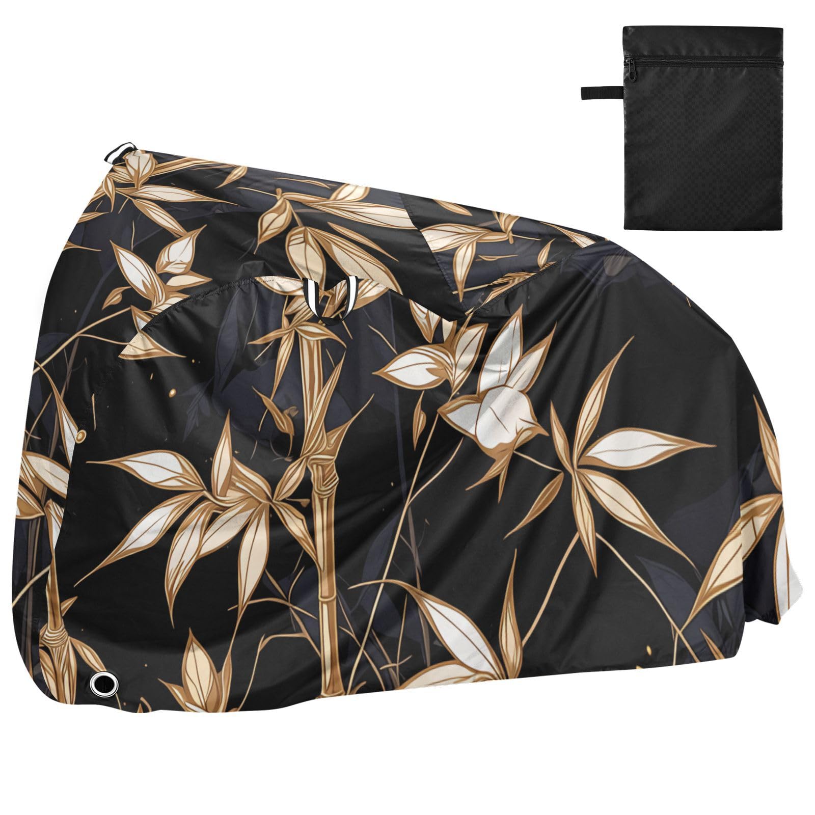 Housse imperméable pour vélo avec trous de verrouillage - Résistante aux UV - Pour intérieur et extérieur - Pour vélo électrique de montagne et route - Convient à la plupart des protections para