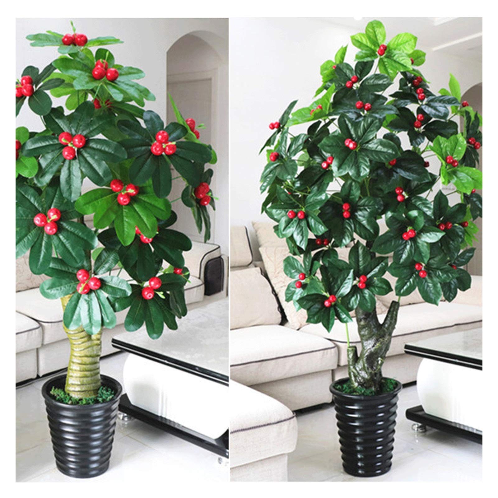 Amazon.de: Tingting1992 Bonzai bume/Topf Pflanze Knstlicher Kirschbaum  Baum 35 Zoll geflschter Kirschzweig verlsst Topiary-Faux-Pflanzen-Dekor,  kein Becken. knstlicher Bonsai