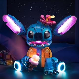 LEGO LED Lighting Compatible with Lego 43249 Stitch - JUST Lights, Light Kit Compatible with Lego 43249, Giving Light to Model, Model NOT Included