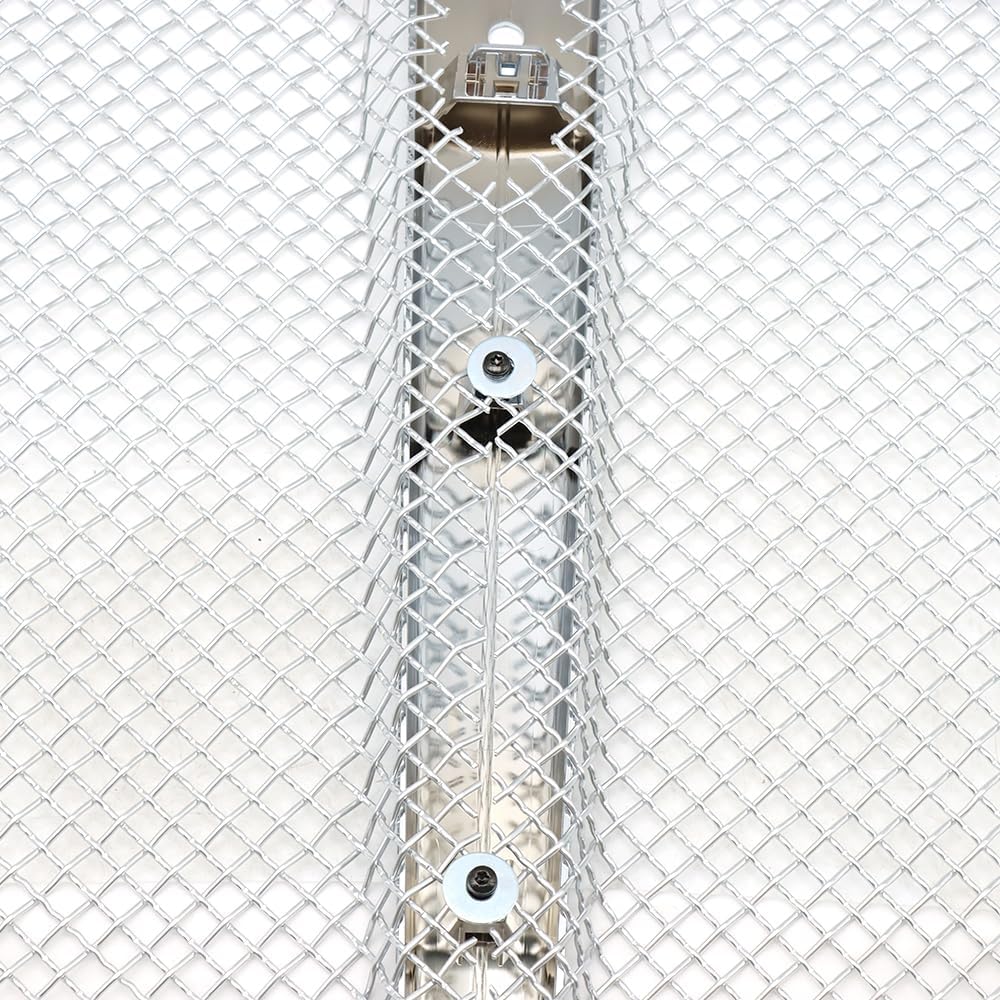 Chrome Front Grill With Bug Screen Compatible with 2008-2019 Kenworth T660