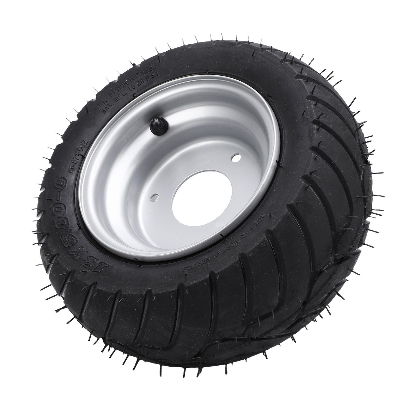 13x5.00-6 13/5.00-6 Pneumatico 6 pollici Antiscivolo e gruppo ruota con cerchione per ATV Quad Off Road Go Kart Cart Mini tosaerba