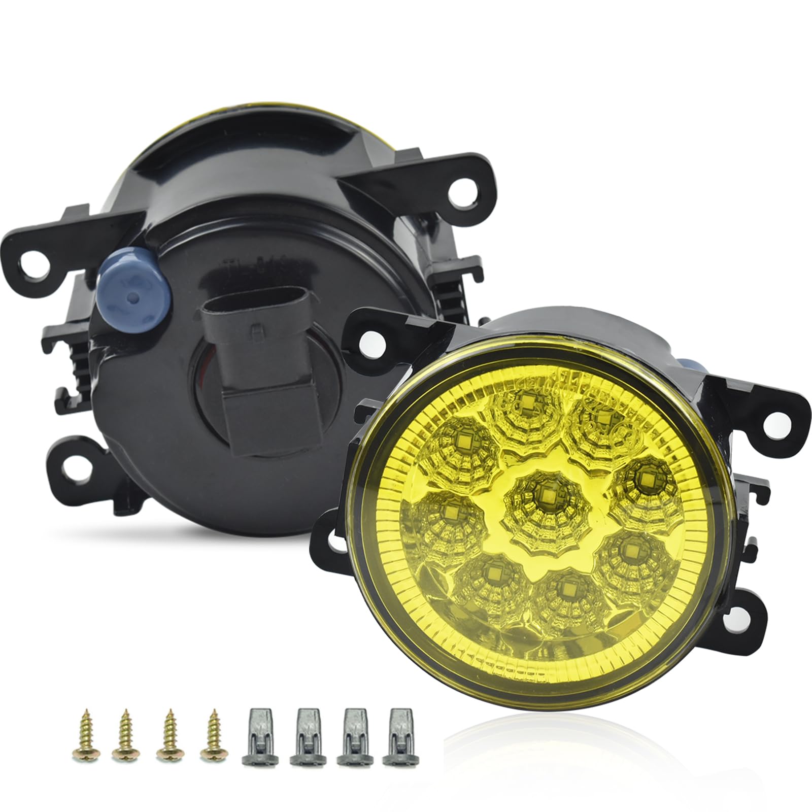 UCYAR Fog Light Assembly for Off-road Compatible for Infiniti G25 G37 Q70 Fog Lights Sedan 2011 2012 2013 2014, 3000K Yellow Bumper Lamp Fog Driving