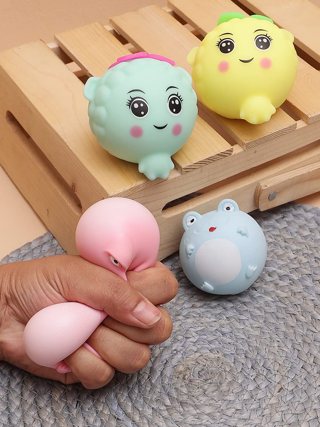 Chocozone Pack of 4 Squishy Toy Squeeze Animal Toys Stress Ball Toys for Kids Toys for 3 Years Old Stress Toys for Adults (Grapes) (B0BD7NDH21) Amazon Price History, Amazon Price Tracker