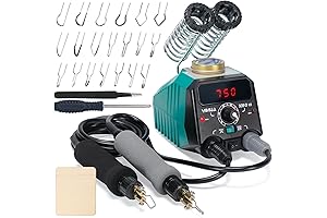 YIHUA 939D Digital Display Fractal Burning Wood Burning Kit with Pyروgraphy Tool...