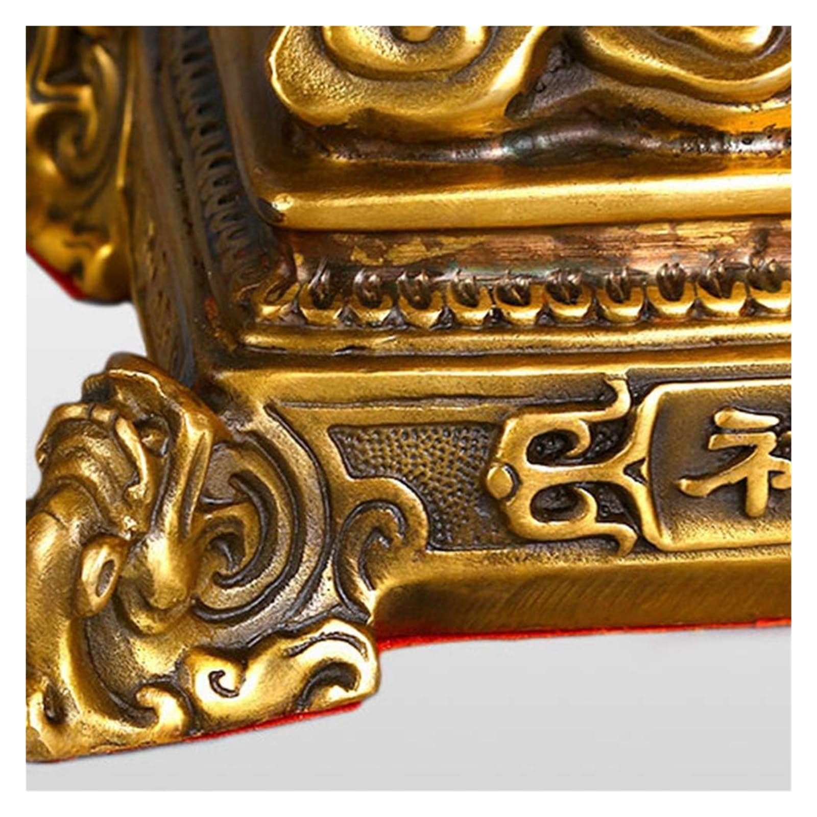 RLKHXBS Tabletop Feng Shui Chi Lin/Kei Loon/Qi Lin Kirin Statue Ornaments, Puro Artigianato di Rame Kirin Furnings, per la Decorazione dell'ufficio Recensione della casa di congratulazioni, a ~