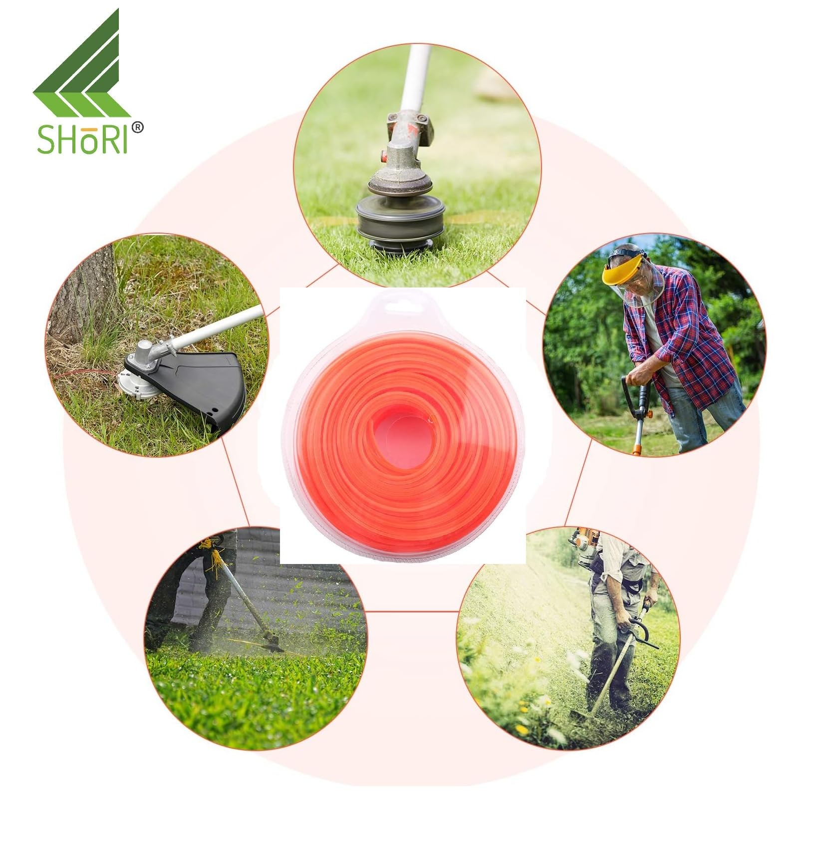 SHoRI Trimmer Line - Durable Nylon for Brush Cutters -4 SHoRI Trimmer Line - Durable Nylon for Brush Cutters -4