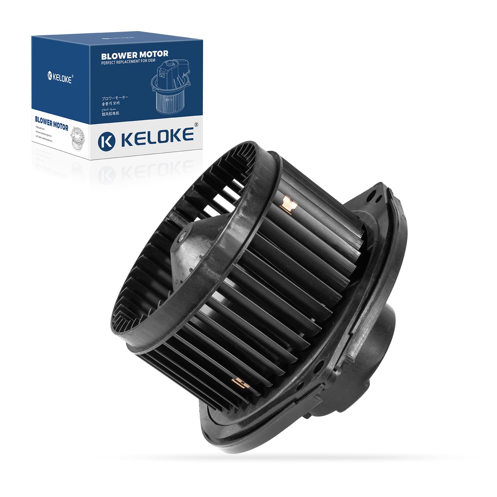 KELOKE Front HVAC Heater Blower Motor Fan for Chevrolet &amp; Buick &amp; Pontiac | Impala 2004-2016, Monte Carlo 2004-2007 &amp; Lacrosse/Allure 2005-2009 &amp; Grand Prix 2004-2008, Replace# 700107 PM9237