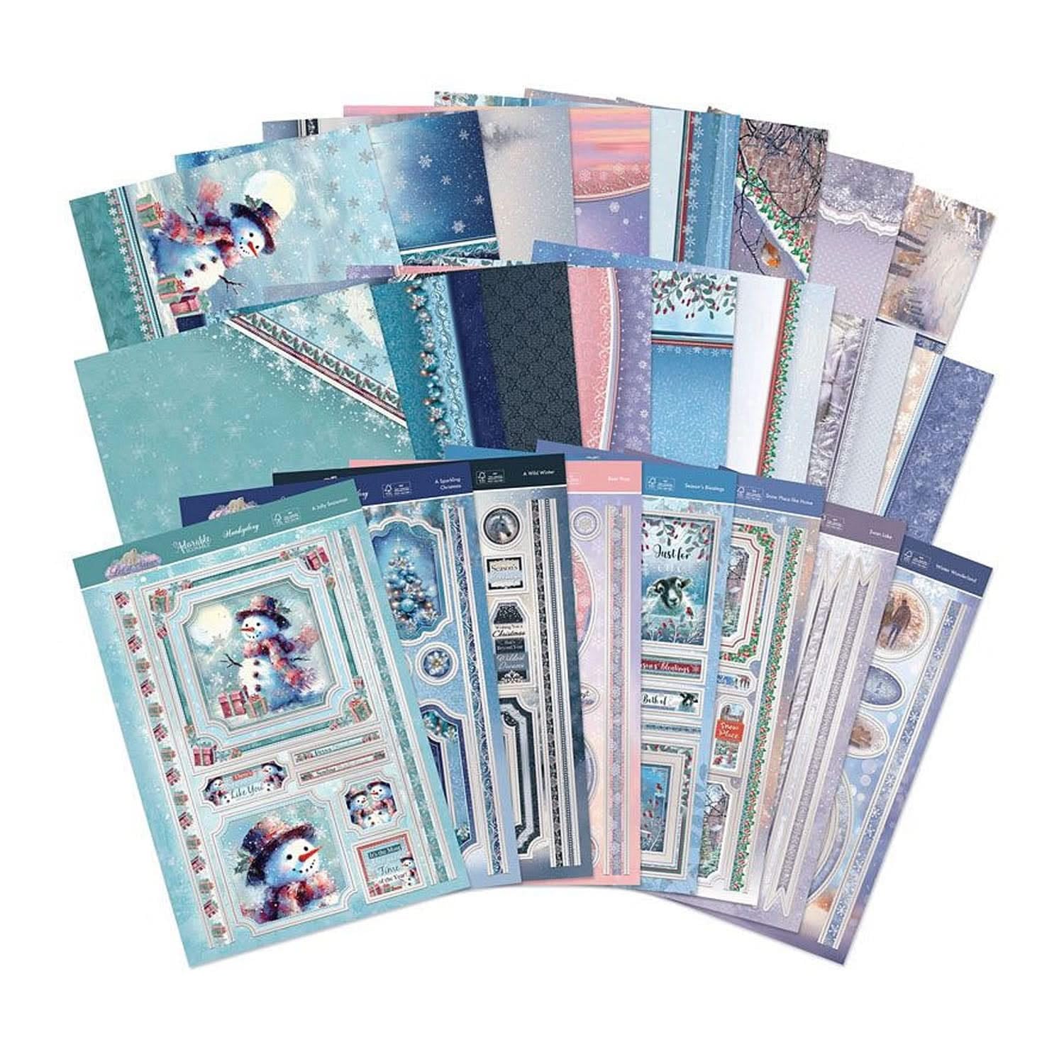 Hunkydory Mixed - Let It Snow Luxury Topper Collection - Snowy25-101 - Rrp £19.99