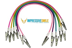 5 PCS Set Dental Colorful Sterilizable Silicone Bib Holder Clips