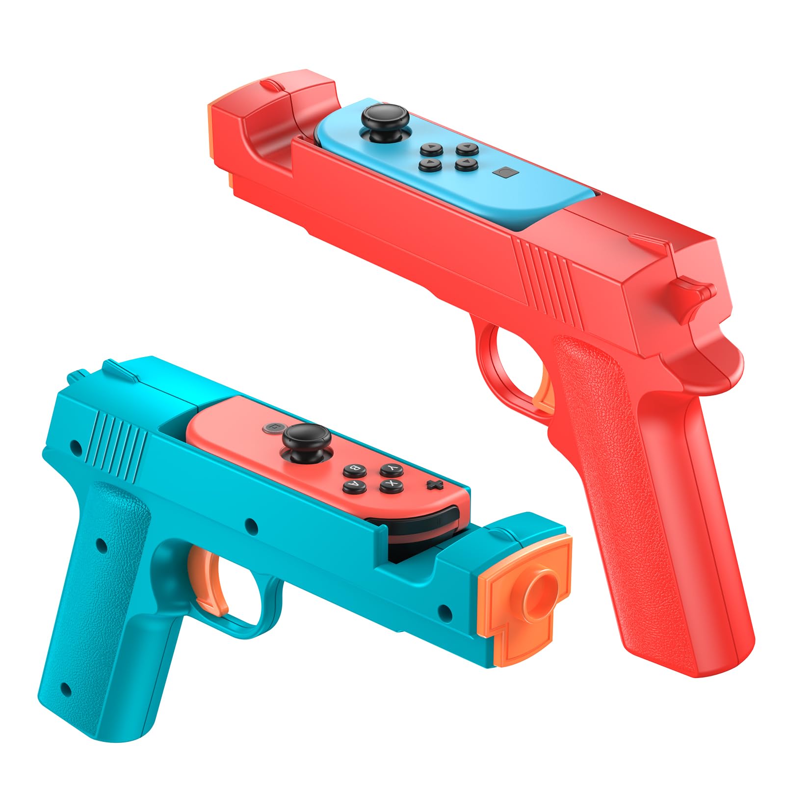 Photo 1 of **MISSING ONE**
FASTSNAIL Controller Grips for Nintendo Switch/Switch OLED for Joy-Con, Replacement for Switch Joycon Controller Game Gun Hand Grips for Switch Joycons/Switch OLED (Blue+Red)